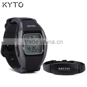 KYTO Factory Outlet 5.3khz Wireless Cycling Heart Rate Monitor Watch With Belt thumbnail-1