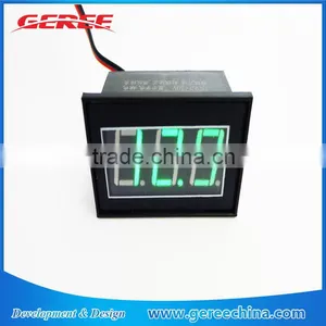 Waterproof Digital Voltmeter 2.7-30V Green LED Display Car Motor Motorcycle Panel Meter thumbnail-2