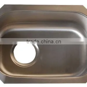 Single Bowl Stainless Steel Sink Small Size Wash Basin thumbnail-1