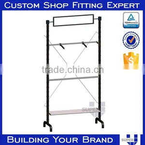 Custom Powder Coated Metal Unique Wall Shelves With Levelers thumbnail-4