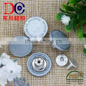 Hot Selling Custom Decorative Made Clothing Buttons for Jeans Wear thumbnail-2