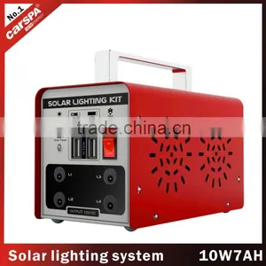 10W/7Ah Solar Lighting System, 12V Solar Power System thumbnail-1