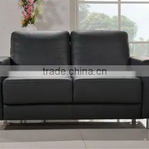 Chinese Home Furniture Black Leather Sectional Sofa Low Price thumbnail-5