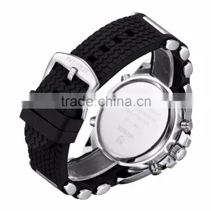 WEIDE New Waterproof Military Watch Fashion Watch Company Rubber Bracet Diver Waterproof LCD Silicone Watch Manufacture thumbnail-6