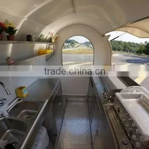 Popular China Mobile Fryed Chicken Food Kiosk With Fridge, Ice Cream Making Machine, and Sugarcane Juicer Machine thumbnail-2