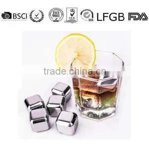 Stainless Steel Ice Cubes, Whiskey Stones,Wine Cooler Quality Choice thumbnail-2