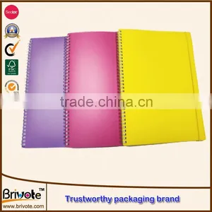 Eco Notebook/custom Made Note Book/plastic Cover Spiral Notebook Quality Choice thumbnail-3