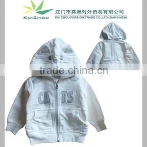 Cute Cat Style Knit Long Sleeve Cotton Baby Hoodies,Kids Hoodies thumbnail-1