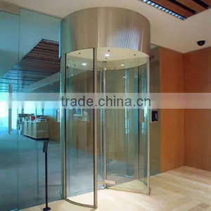 Automatic Double Routeway Full Height Turnstile for Office Building Access Control thumbnail-1