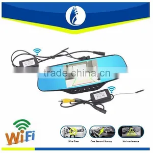 HD 1080P 4.3 Inch LCD Screen Car Rearview Cam Vehicle DVR Separate Camera Support Motion Detection/G-Sensor/Emergency Recording thumbnail-2