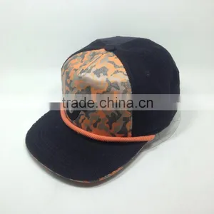 Custom 5 Panel Snapback Caps / High Quality 5 Panel Cap / Flat Brim 5 Panel Cap thumbnail-2