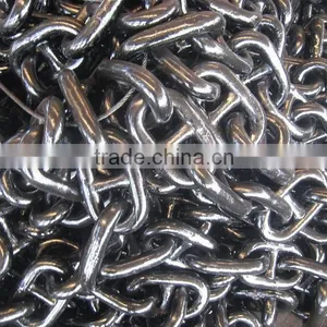 Black Painted Ocean Mooring Anchor Chain thumbnail-1