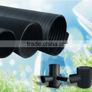 Municipal Sewage Pipe HDPE Double-wall Corrugated Pipe thumbnail-1