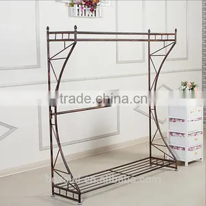 Single Side Metal Cloth Display Rack And Handbag Display Shelf Stand thumbnail-2