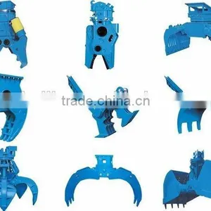 Base Price Excavator Accessory Orange Grapple thumbnail-3