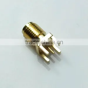5 Insertion Female Straight PCB Through Hole SMA Connector thumbnail-2