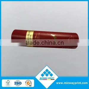 Gold Hot Stamping Paper Tube With Custom Company Logo Printing Paper Tube Packaging Box thumbnail-3