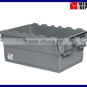 Stack Nest Plastic Storage Bins With Bars thumbnail-3