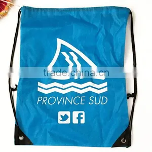 Reusable Printed Drawstring Backpacks Customized Drawstring Bag Drawstring Backpacks Cheap thumbnail-1