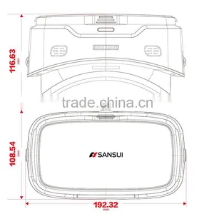 2016 NEWEST VR Headset Virtual Reality VR Case 3D Video Glasses for Mobile Phone thumbnail-3