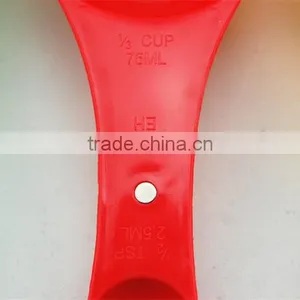 4pc Plastic Measuring Spoon With Magnet thumbnail-4