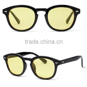 Hot Selling Colorful Lens Full Frame Polarized Wooden Sunglasses for Women thumbnail-2