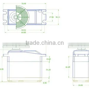 K-power Servo MM3000 CNC 30kg Servo Motor High Torque Low Rpm thumbnail-6