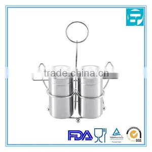 Promotion Stainless Steel Two Canisters With Holder thumbnail-1