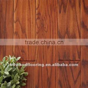 Handscraped Red Oak Multi-layer Engineered Wood Flooring With UV Finishing thumbnail-1