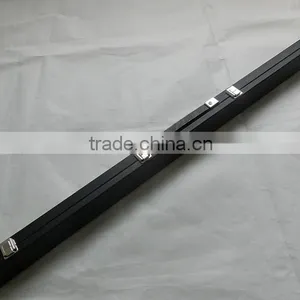 Luxury 3/4 BLACK Leather Snooker Pool Cue Case. thumbnail-1
