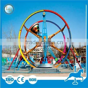 2016 Super Exciting Kids and Adult Games Park Amusement Ferris Ring Car Rides for Sale thumbnail-4