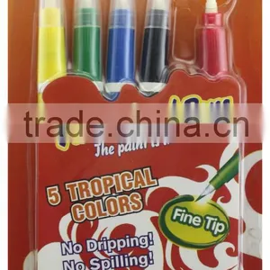 Paint Brush Pens / Washable Paint Brush Pens Set thumbnail-1