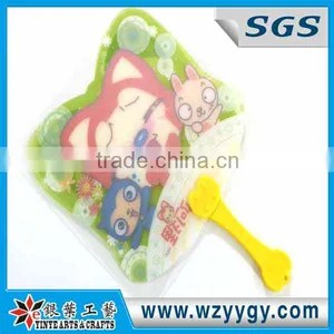 PAPER PP PLASTIC HAND FANS thumbnail-1