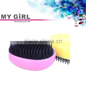 2016 My Girl Promotional Hair Extension Colorful Round Hair Brush, Tangle Detangling Brush thumbnail-1