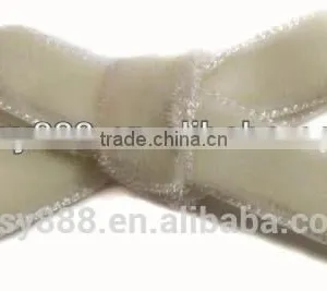 Nylon Single Faced Velvet Ribbon Velour Webbing Headband Hair Band Hair Accessories Christmas Ribbon thumbnail-2