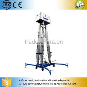 High Strength Aluminum Alloy Telescopic Mast Aerial Lift / Ladder for Man thumbnail-4