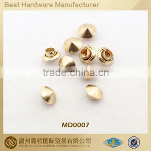 Custom Rose Gold Color Brass Rivet Jean Rivet Shoe Rivet thumbnail-1