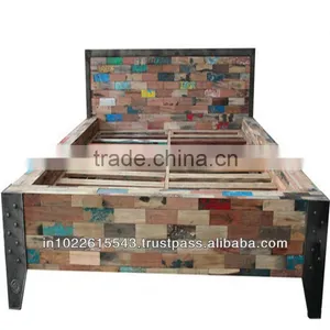 CASTING BED, RECLAIMED WOOD BED thumbnail-1