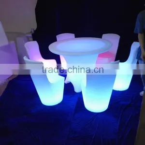 Led Dinning Table Large Diameter 1.1m With a Lots Seats Room thumbnail-3