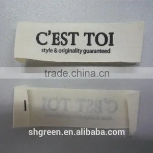 Silk Screen Printing Cloth Tags With Die-cut Hole for Wine Bottle thumbnail-6