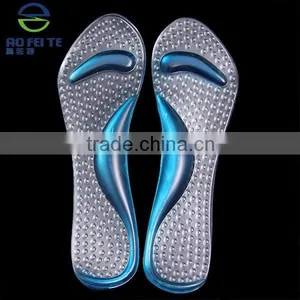 2 Pair Silicone Gel Non-Slip Arch Support Pads Shoe Heel Silicone Insole Cushion thumbnail-3