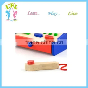 Wholesale Hot Sale High Quality Wooden Kids Mini Calculator Cash Register Preschool Wooden Educational Toys thumbnail-3