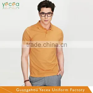2016 New Colorful 100%cotton Fashionable Single Leisure Breathable Outdoor POLO Shirt for Men Wholesale thumbnail-1