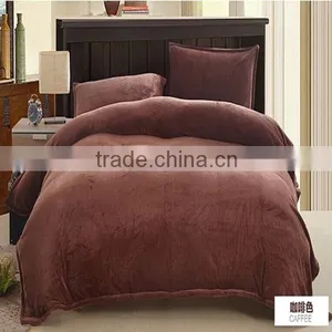 Luxury and Elegant Solid Color Printed Flannel Fleece Throw Blanket thumbnail-5