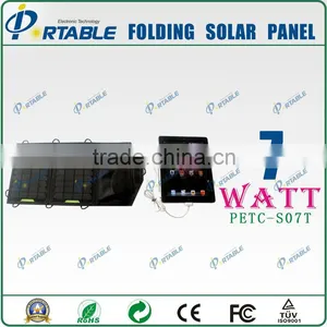 Foldable Fabric 7w Solar Charger PET Solar Panel thumbnail-3