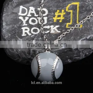 LCL-J3582 Enamel Soccer Baseball Volleyball Basketball Fashion Necklace thumbnail-2