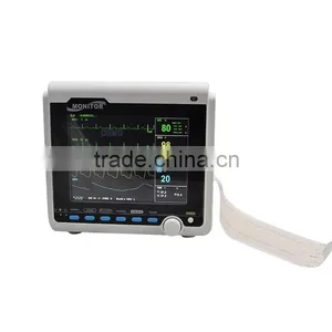 FDA Certification Veterinary Patient Monitor Ecg Temperature Spo2 Vet Animal With Thermal Recorder Accessories Cuff Clip thumbnail-4