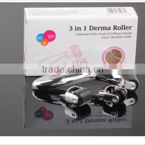 GTO Original Manufacture Wholesale 3 in 1derma Roller for Eye, Face and Body Use thumbnail-1