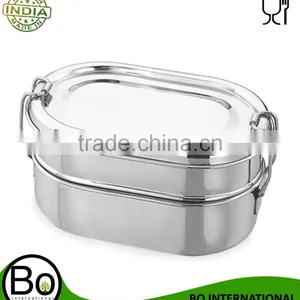 Stainless Steel Capsule Stainless Steel Double Lunch Box thumbnail-1