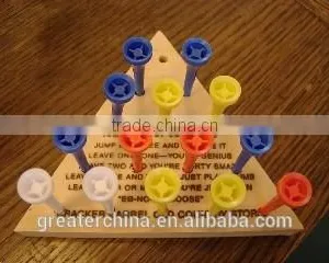 Triangle Peg Board Game thumbnail-4
